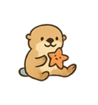 ラッコとヒトデのビーチ日和（個別スタンプ：6）