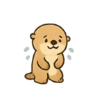 ラッコとヒトデのビーチ日和（個別スタンプ：8）