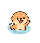 ラッコブーのビーチデー（個別スタンプ：13）