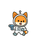 アストロフォックスの宇宙ぼうけん（個別スタンプ：5）