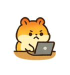 爆気ハム Mouzi のオフィス日常（個別スタンプ：1）