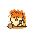 爆気ハム Mouzi のオフィス日常（個別スタンプ：4）