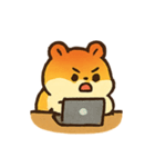 爆気ハム Mouzi のオフィス日常（個別スタンプ：23）