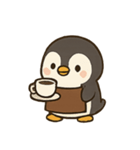 ペンギン バリスタの一日（個別スタンプ：1）
