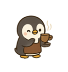 ペンギン バリスタの一日（個別スタンプ：3）