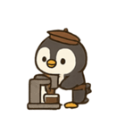 ペンギン バリスタの一日（個別スタンプ：4）