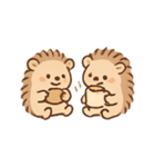 はりねずみときのこのもりピクニック（個別スタンプ：3）