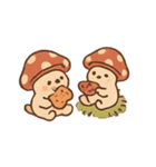 はりねずみときのこのもりピクニック（個別スタンプ：7）