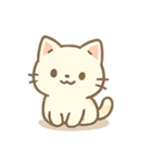 クリームこねこフレンズ（個別スタンプ：1）