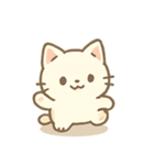 クリームこねこフレンズ（個別スタンプ：3）
