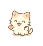 クリームこねこフレンズ（個別スタンプ：5）