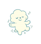 もくもくカワウソ ふわふわ気分（個別スタンプ：3）