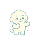 もくもくカワウソ ふわふわ気分（個別スタンプ：4）
