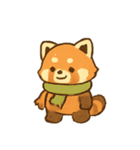 レッサーパンダとカエデのあき（個別スタンプ：3）