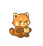 レッサーパンダとカエデのあき（個別スタンプ：5）