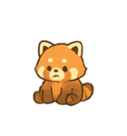 レッサーパンダとカエデのあき（個別スタンプ：11）