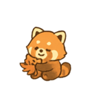 レッサーパンダとカエデのあき（個別スタンプ：14）
