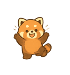 レッサーパンダとカエデのあき（個別スタンプ：15）