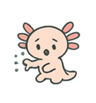 ウーパールーパーとバブルのうみ（個別スタンプ：7）