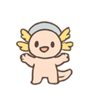 パステルウーパールーパー（個別スタンプ：3）