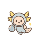 パステルウーパールーパー（個別スタンプ：17）