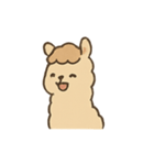 ふわふわアルパカフレンド（個別スタンプ：2）