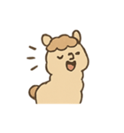 ふわふわアルパカフレンド（個別スタンプ：4）