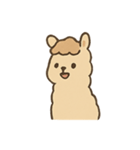ふわふわアルパカフレンド（個別スタンプ：5）