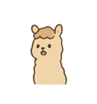 ふわふわアルパカフレンド（個別スタンプ：9）