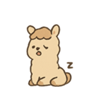ふわふわアルパカフレンド（個別スタンプ：10）
