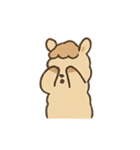 ふわふわアルパカフレンド（個別スタンプ：13）