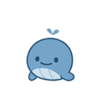 ブルーホエールキューティー（個別スタンプ：1）