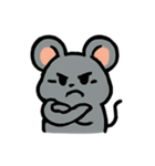 ムージー ぷにぷにアツいねずみ（個別スタンプ：1）