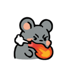 ムージー ぷにぷにアツいねずみ（個別スタンプ：3）