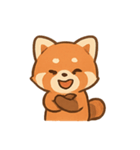 レッサーパンダフレンド（個別スタンプ：4）