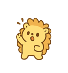 ゆずハリネズミ ほかほか気分（個別スタンプ：3）