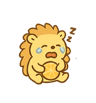 ゆずハリネズミ ほかほか気分（個別スタンプ：4）