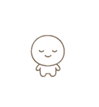 ゆるっとかわいいまんまる透明（個別スタンプ：4）