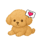 モフモフトイプーちゃん（個別スタンプ：8）