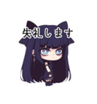 病み気味のゴスロリの女の子（個別スタンプ：2）