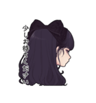 ゴシックファッションの女の子スタンプ（個別スタンプ：6）