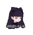 ゴシックファッションの女の子スタンプ（個別スタンプ：15）