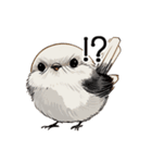 シンプルな手書きシマエナガスタンプ（個別スタンプ：13）