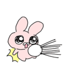 キラキラ目のうさぎ（個別スタンプ：4）