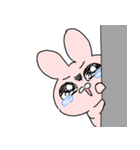 キラキラ目のうさぎ（個別スタンプ：16）