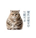 実写ねこ彼氏【面白い・カップル】（個別スタンプ：14）
