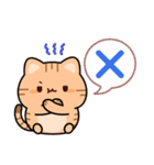 飛び出す♪お返事トラにゃん4（個別スタンプ：10）