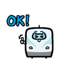 列車の顔スタンプ No.02（個別スタンプ：11）
