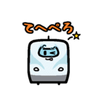 列車の顔スタンプ No.02（個別スタンプ：19）