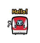 列車の顔スタンプ No.02（個別スタンプ：23）